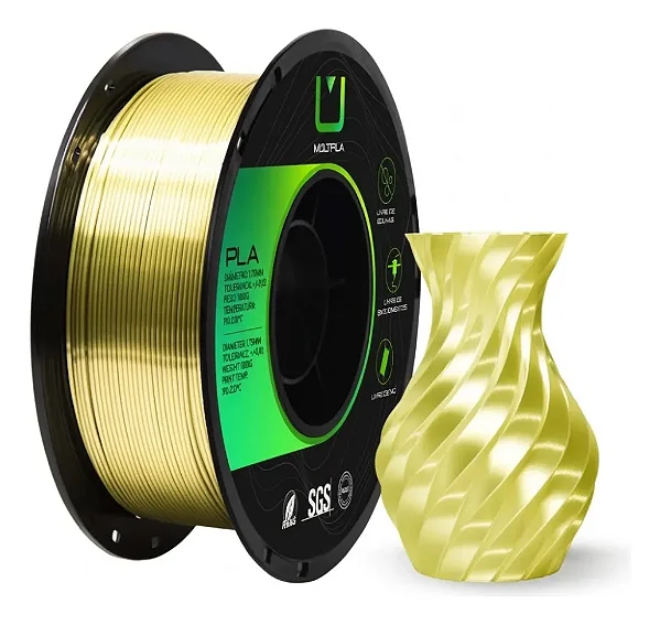 Filamento Para impressão 3D | PLA SILK BRONZE 1.75mm MULTIFILA