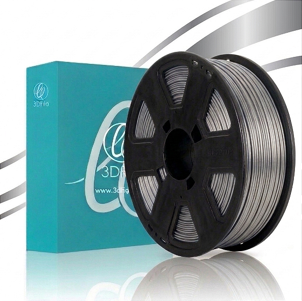 Filamento Para impressão 3D | PLA PRATA 1.75mm 3DFILA