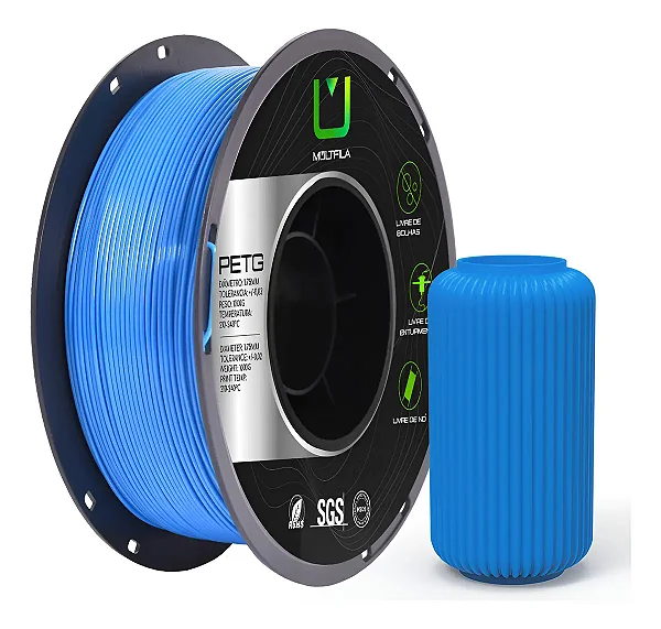 Filamento Para impressão 3D | PETG AZUL 1.75mm MULTIFILA