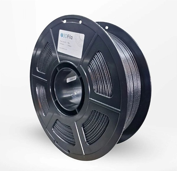Filamento Para impressão 3D | PLA PRETO MÁRMORE 1.75mm 3DFILA