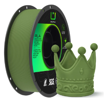 Filamento Para impressão 3D | PLA MATTE VERDE MILITAR 1.75mm MULTIFILA