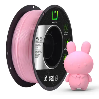Filamento Para impressão 3D | PETG ROSA CLARO 1.75mm MULTIFILA