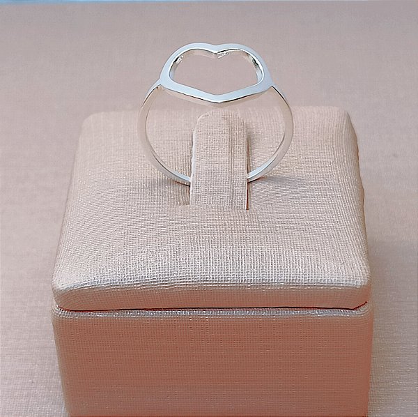 Anel Coração Vazando Grande