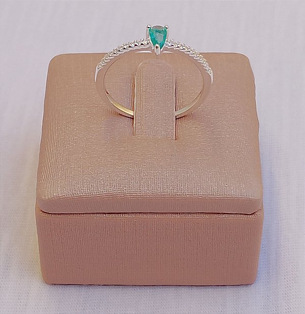 Solitário com Zircônia Turmalina