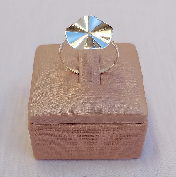 Descrição Anel Círculo em Prata 925