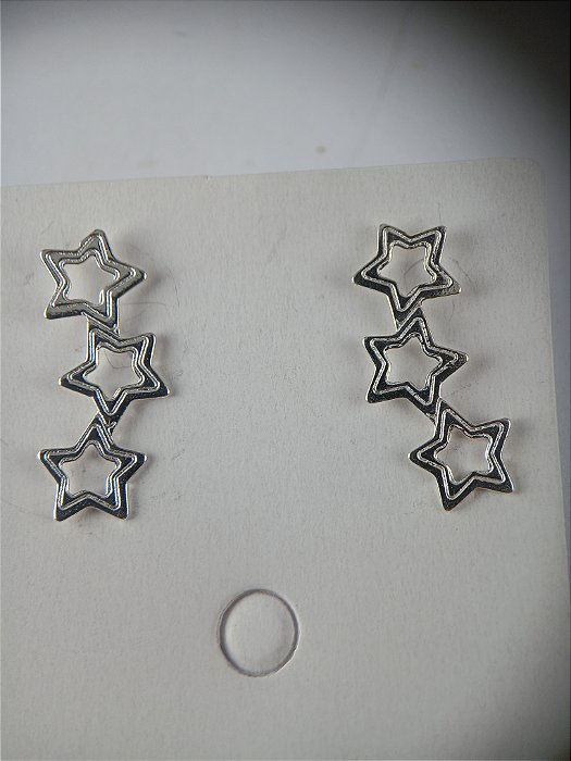 Brinco Ear Cuff Estrelas