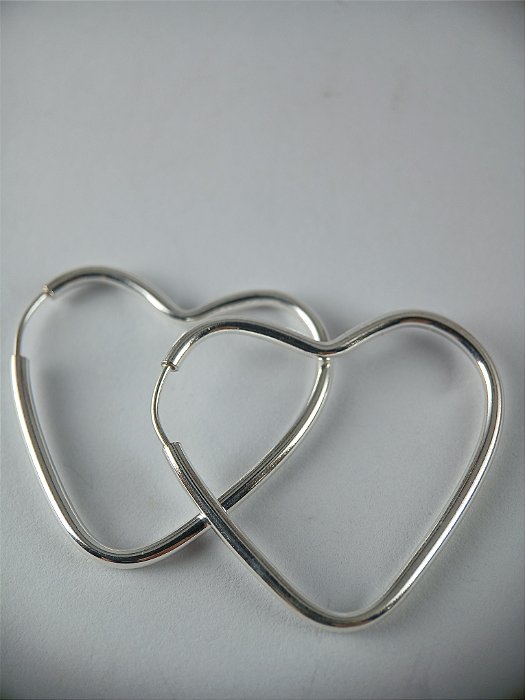 Argola Coração Médio