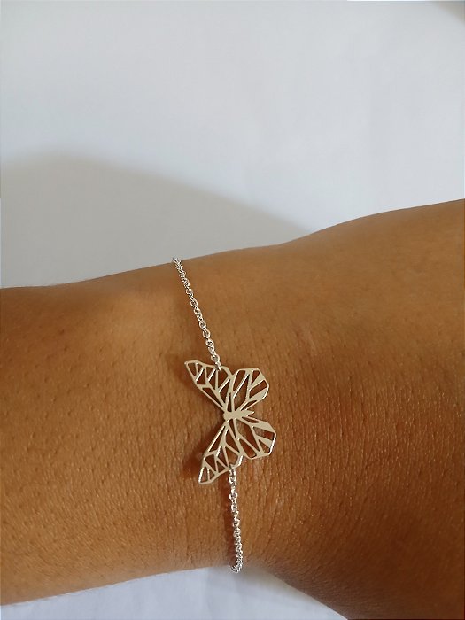Pulseira Coração Origami