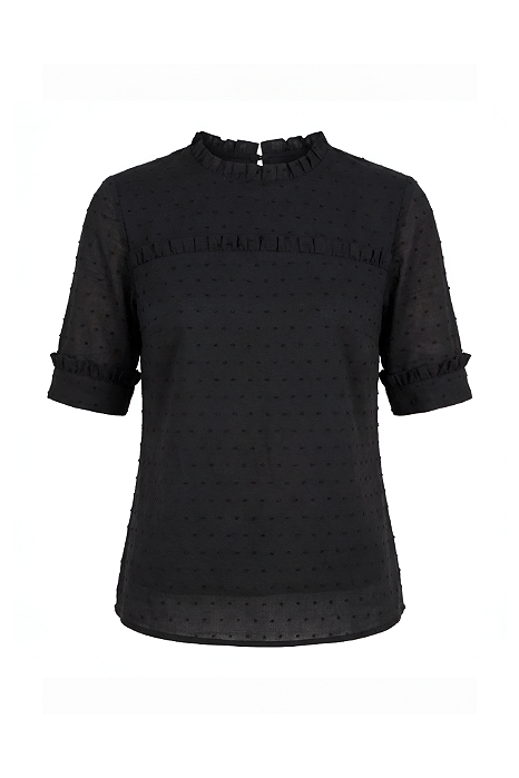 Blusa Cambraia Preta