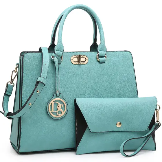 Bolsa de Trabalho Feminina Dasein com Conjunto de Embreagem