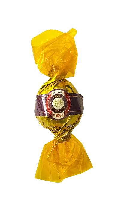 Bombom c/ Recheio Creme de Avelã Ao Leite (UNITÁRIO)