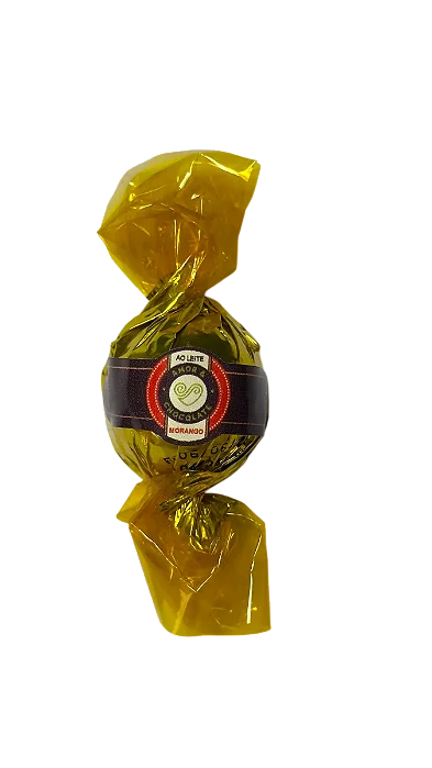 Bombom c/ Recheio Morango Ao Leite