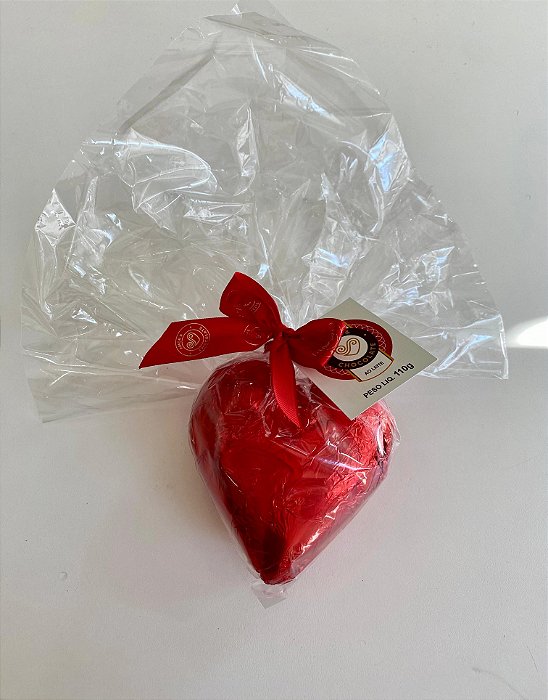 Coração Amor e Chocolate Ao Leite