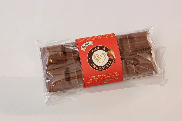 Barra Recheada 100g Morango Ao Leite