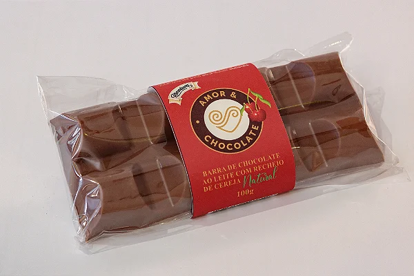 Barra Recheada 100g Cereja Ao Leite