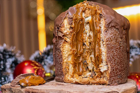 Panetone Trufado Doce de Leite