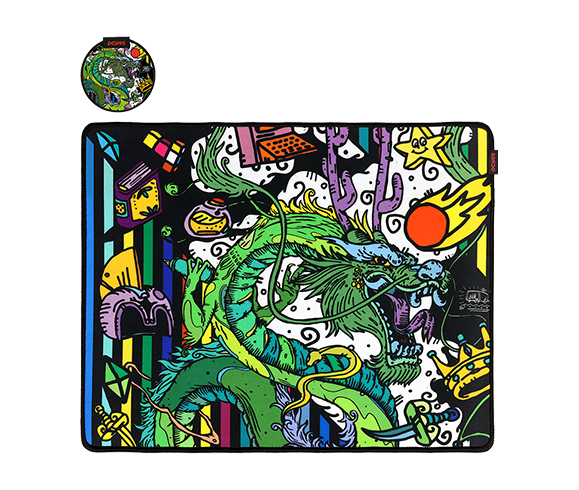Mouse Pad Gamer Pcyes Ancient Dragon Medium - 500 X 400mm - Pma50x40 [F018]