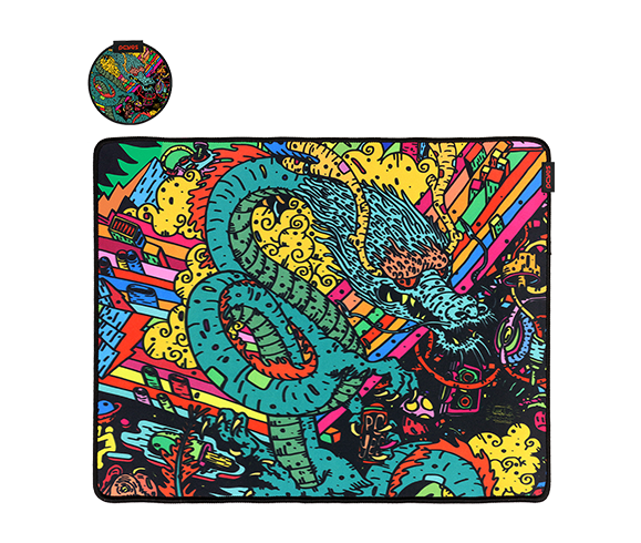 Mouse Pad Gamer Pcyes Dragon Medium - 500 X 400mm - Pmd50x40 [F018]