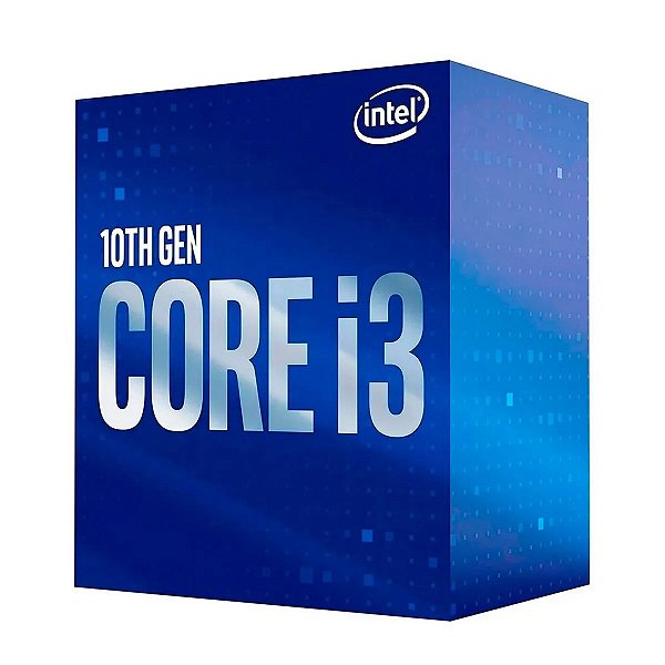 Processador Intel Core I3-10100f 3.6ghz, Turbo 4.3ghz, 6mb Cache 4 Nucleos 8 Threads Lga1200 Bx8070110100f [F018]
