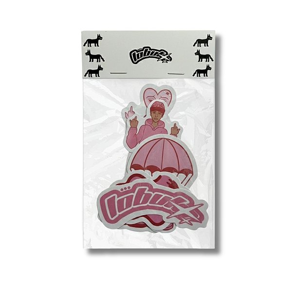 Pack 5 Adesivos LUVPLUG - Big Rush