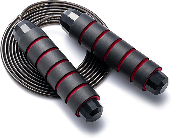 Corda de Pular Profissional Speed Rope ZAVIX – Ajustável, Antienrosco, Aço Inoxidável