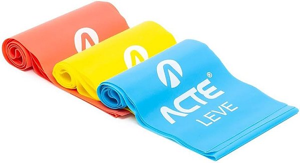 Faixas Elásticas de Látex ACTE T13 - Conjunto de Resistência