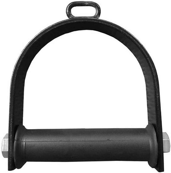 Puxador Estribo de Aço com Giro para Treinamento de Musculação