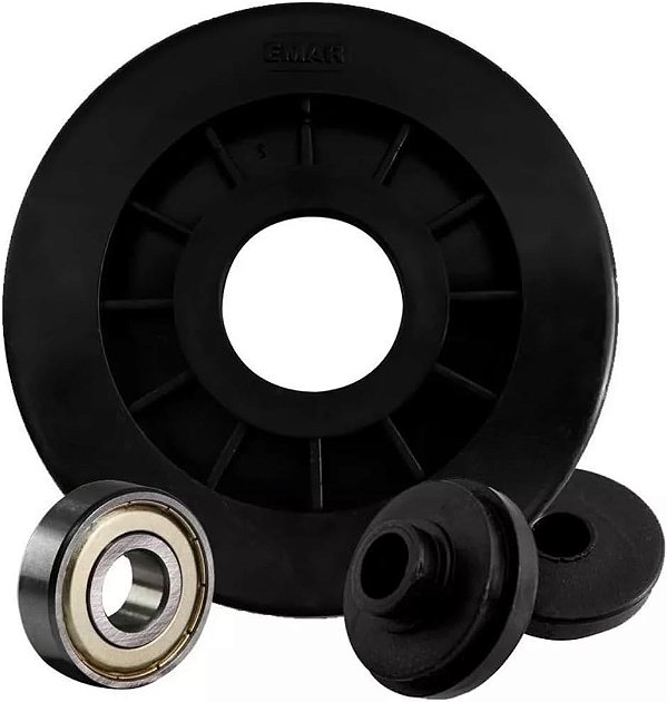 Roldana de Aparelho de Academia/Musculação 100mm com Rolamento