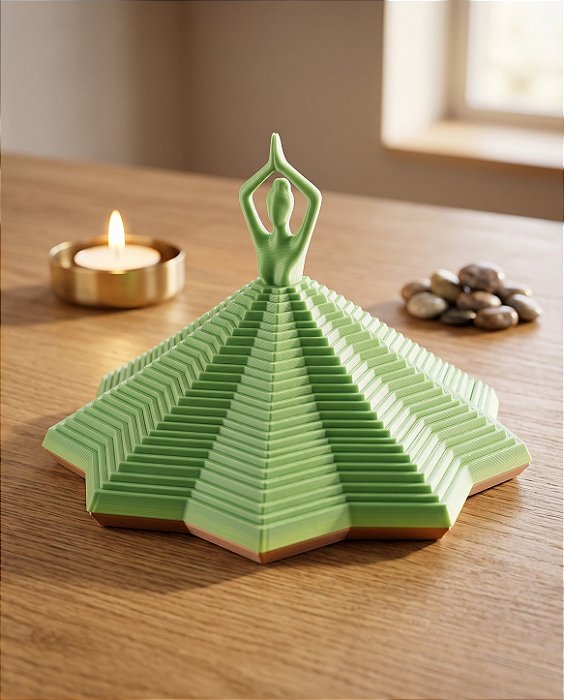 Bailarina Fidget Toy & Escultura Sensorial 3D – Objeto Antiestresse e Decorativo