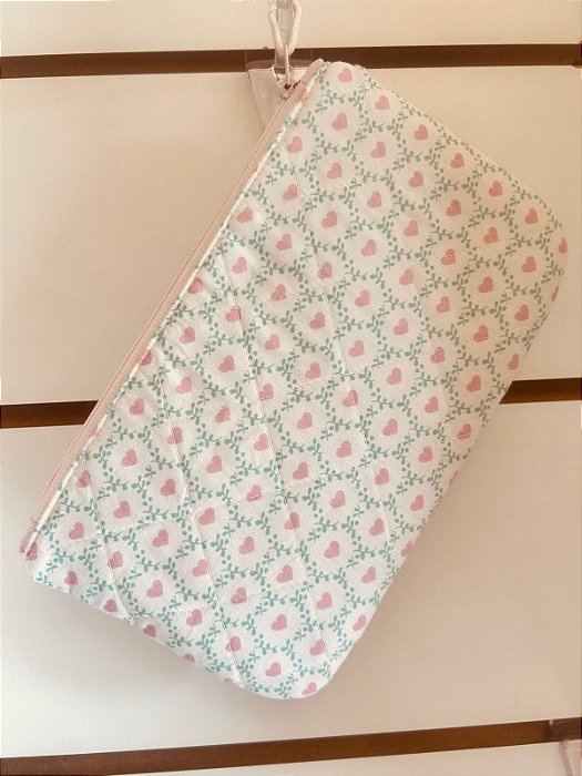 Nécessaire escolar (Corações)