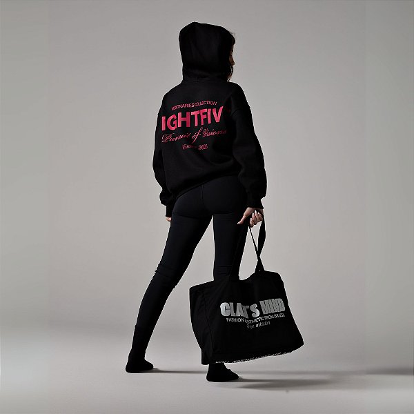Moletom Boxy 'Eightfive' Pink