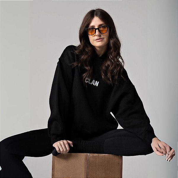 Moletom Boxy 'Eightfive' Black