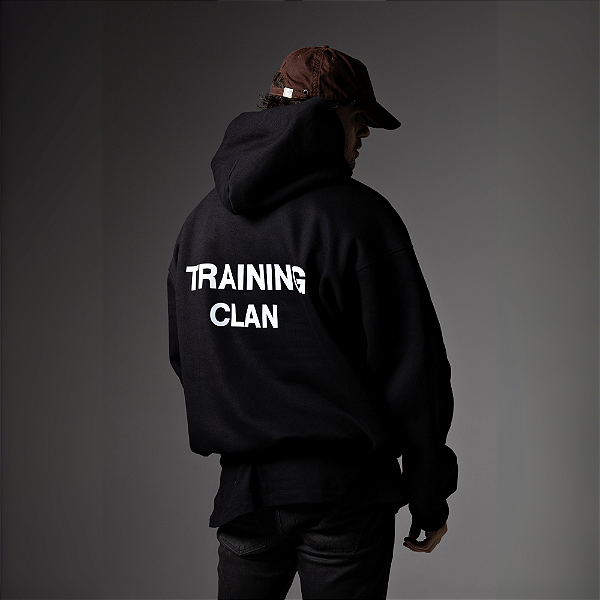 Moletom Boxy Training Clan Black Man