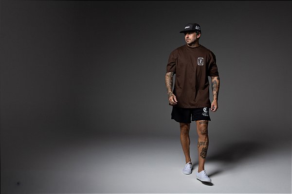 Camiseta 490 Brasão Brown