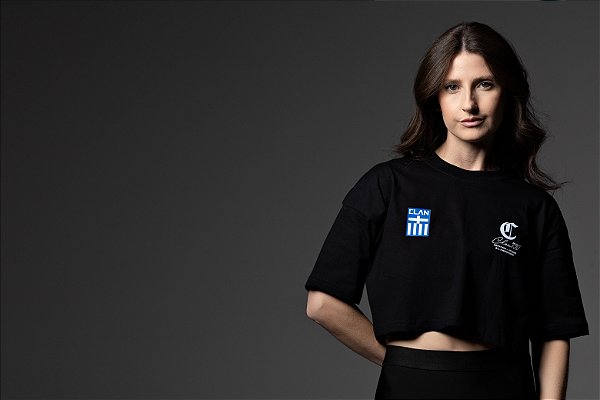 Cropped Marathon Black