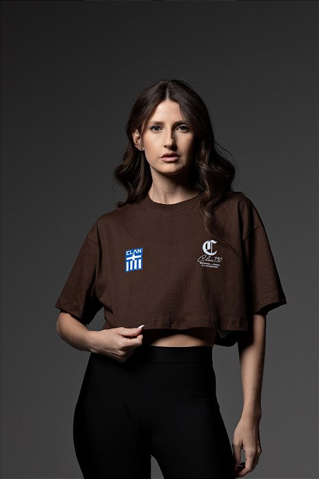 Cropped Marathon Brown