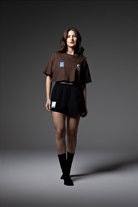 Short Clan Run Black Feminino