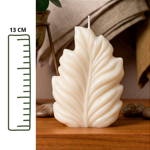 Vela Folha em Cera 100% Vegetal