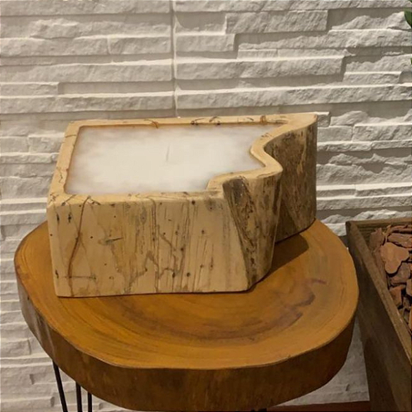 Vela Decorativa Madeira