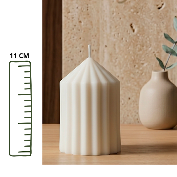 Vela Catedral M em Cera 100% Vegetal
