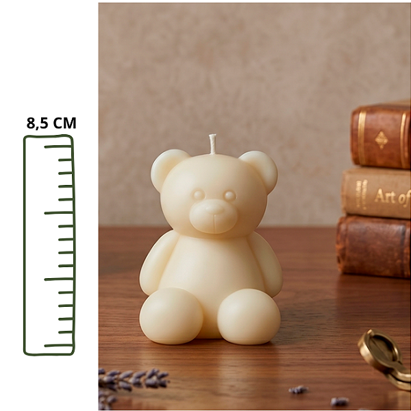Vela Urso M em Cera 100% Vegetal