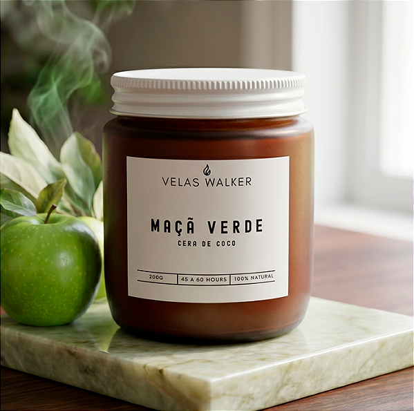 Vela Reserva Fosco 200g Maçã Verde