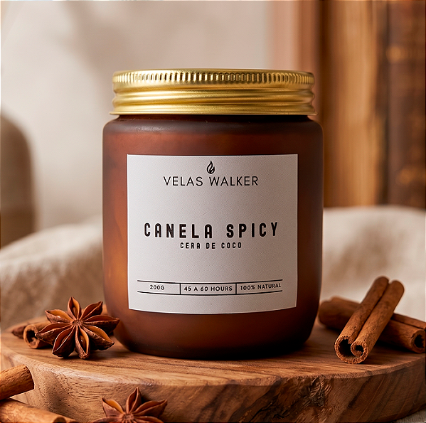 Vela Reserva Fosco 200g Canela Spicy