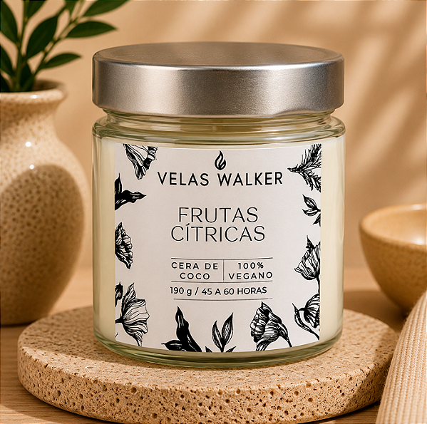 Vela Essenza 190g Frutas Cítricas