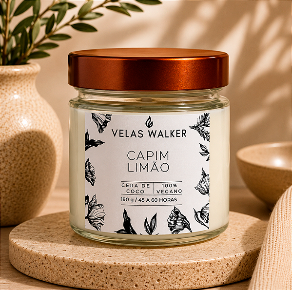Vela Essenza 190g Capim Limão