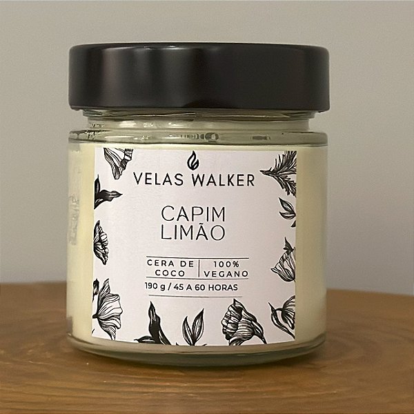 Vela 190g Capim Limão