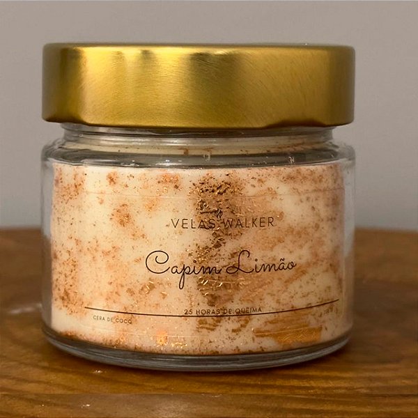Vela 150g Folheada Capim Limão