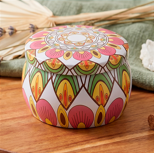 Vela Latinha Mandala 01 - 150G