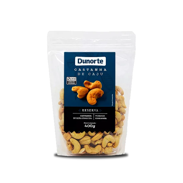 CASTANHA DE CAJU TORRADA E SALGADA 400G - RESERVA