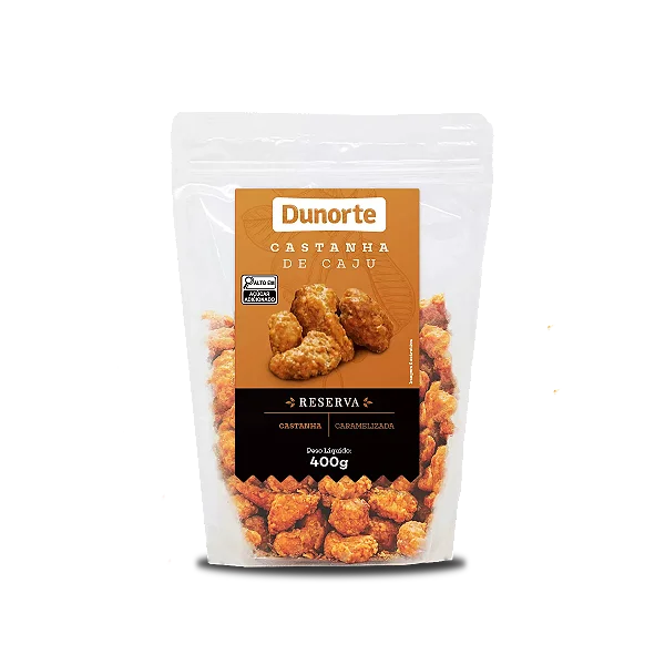 CASTANHA DE CAJU CARAMELIZADA 400G - RESERVA